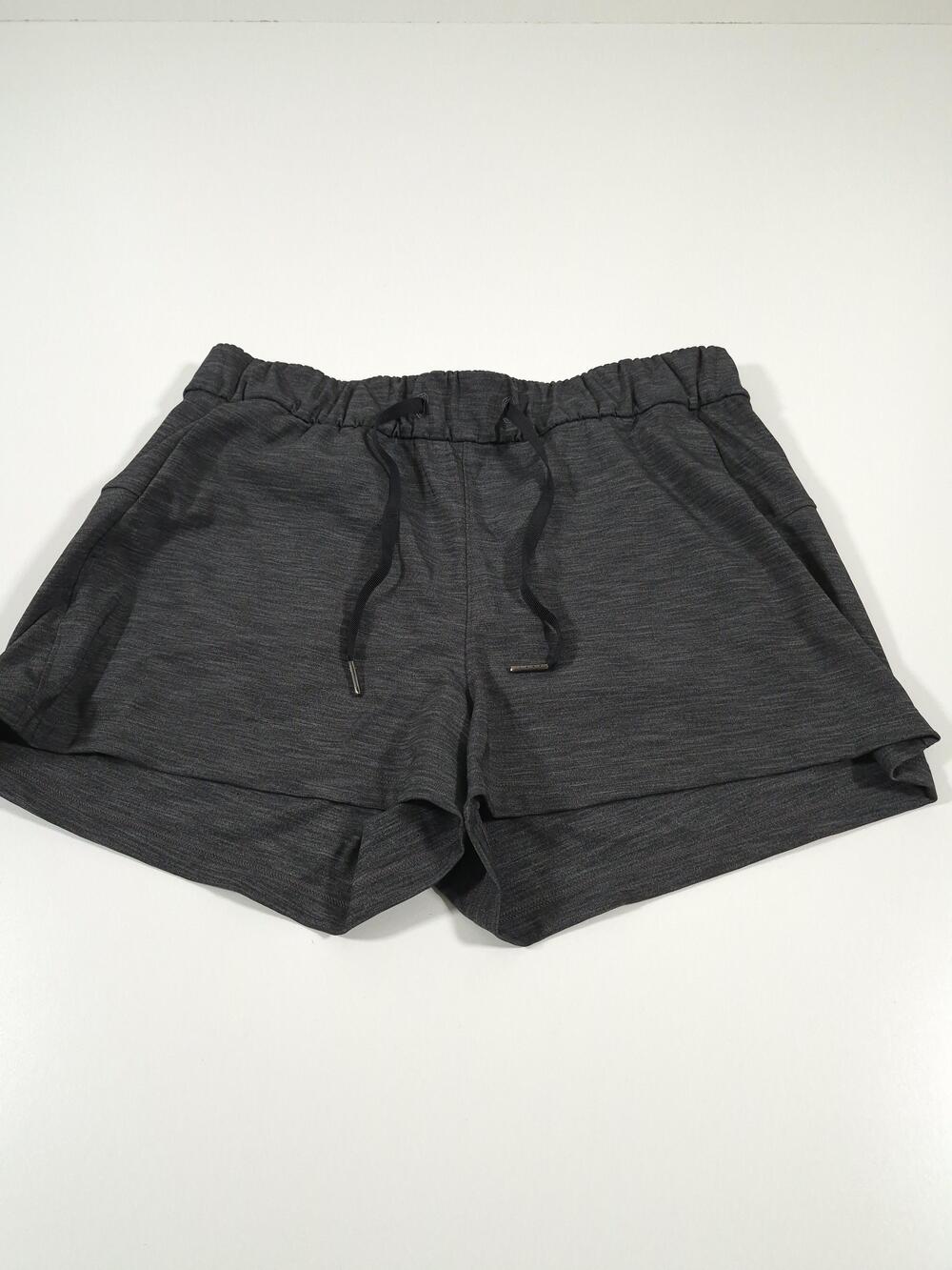 Old Navy Sweat Shorts Womens Large Gray Jersey Lounge Drawstring Relaxed Fit